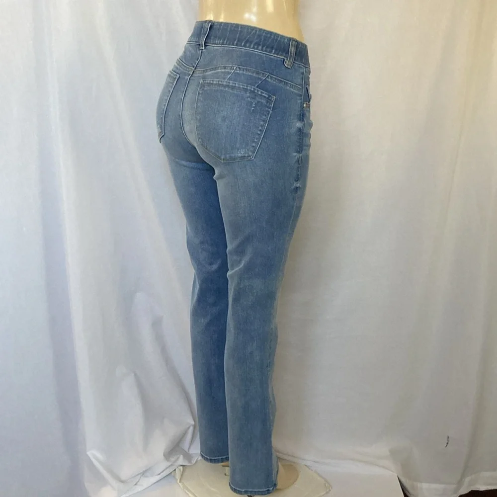 DEMOCRACY Jeans Women’s Tummy Control Size 6 Distressed Itty Bitty Boot NWOT_5